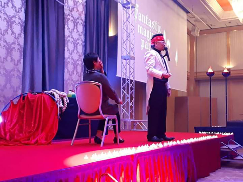 ステージマジックの様子