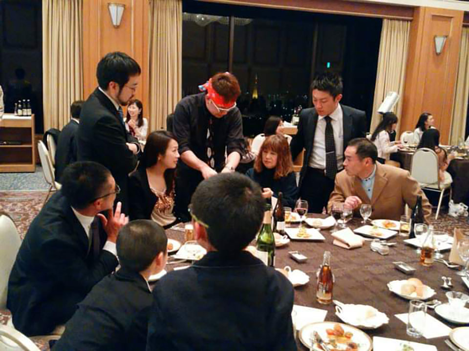 テーブルマジックの様子